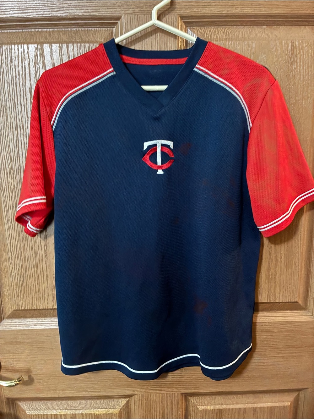 Vintage Minnesota Twins Genuine Vneck Jersey Youth
